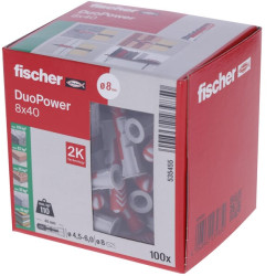 Kamštis Duopower 8x40 100 vnt. 535455