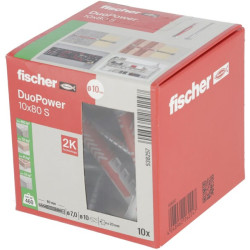 Kamštis Duopower 10x80 S dėžutė 10 vnt. 538257