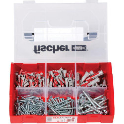 Kamščių rinkinys, Duopower FIXtainer 210 vnt. 536162