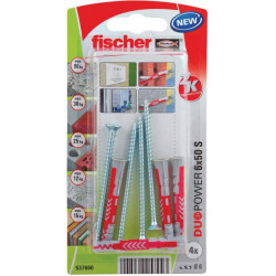 Kamštis Duopower 6x50 S 4 vnt. 537660