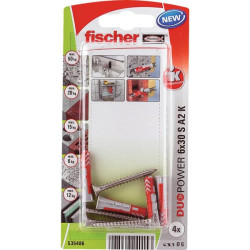 Kištukas Duopower 6x30 S A2 K 4 vnt. 535486