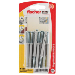 „Fischer“ vininis kaištis + varžtas 20 N550ZK