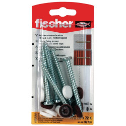 Lango rėmo varžtas + dangtelis 6 FFS7572K