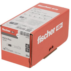 FISCHER FAZ II Plus 12/50 EV (12X150) 20 vnt. 564589