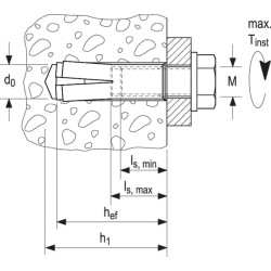 Cinkuotas plaktukas EA II M6 100x 48264