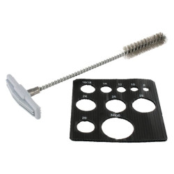 Apvalus plieninis šepetys Ø 16-18 skylei FISBS18