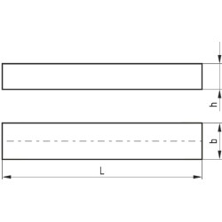 Plunksninis raktas 10 x 10 x 32 6885B101032