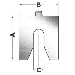 Užpildymo plokštelė 100-005 CN B100005
