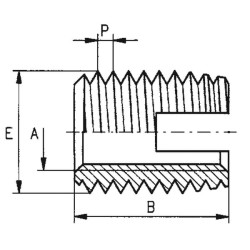 ENSAT srieginis įdėklas M5x10 88302510