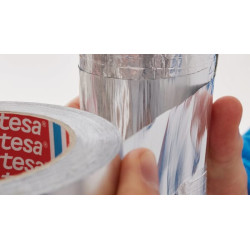 Aliuminio juosta, prisitaikanti, 50 m x 50 mm Tesa® T606300000200