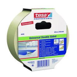 Dvipusė lipni juosta, 4939 nuimama, 50 mm x 25 m, Tesa® T049390000600