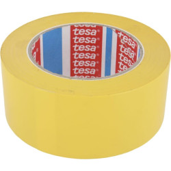 Aukščiausios kokybės PVC permanentinė juosta, geltona, 33 m x 50 mm Tesaflex® T041690005894