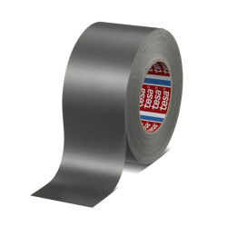 Juosta, audinio, standartinė, su PE danga, pilka, 50 m x 75 mm, TesaBAND® T046880001200