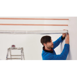 Aliuminio juosta, prisitaikanti prie popierinio įdėklo, 50 m x 100 mm Tesa® T606320000300