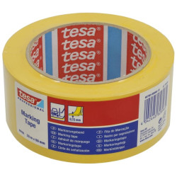 Juosta, įspėjamoji, grindų žymėjimo, geltona, 33 m x 50 mm Tesa® T607600009515