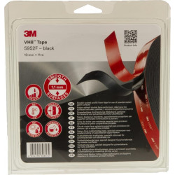 Lipni juosta, VHB™, 5952 F, blisterinė, IPC, juoda, 3M 7100223843