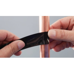 Lipni juosta, itin atsparioms sąlygoms, juoda, 10 m x 25 mm, Tesa® T046000000600