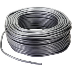 PVC kabelis 10 mm sidabrinis PL10130