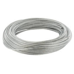 Cinkuota vielinė virvė 3 mm, 30 m WR03030L