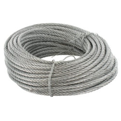Cinkuota vielinė virvė 6 mm, 30 m WR06030L