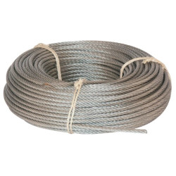 Cinkuota vielinė virvė 6 mm, 15 m WR06015