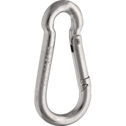 Karabinas 40x4 mm cinkuotas Kramp KH04