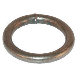 Suvirintas žiedas 6 mm juodas KR063B