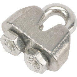 Vielinio lyno spaustukas, nerūdijančio plieno, A4, 4 mm, WL04RVS