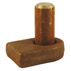 Vartų kablio kaištis Ø 7/8" plokščiai privirinamas TO8252D