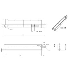 Vartų skląsčių rinkinys TO8325