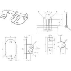 Ovalus spynos formos varžtas TO4211