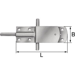 Cinkuota kiaulių durų spyna 0960527000100