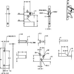 Savaime užsidaranti spyna TO4200