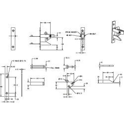 Savaime užsidaranti spyna TO4200