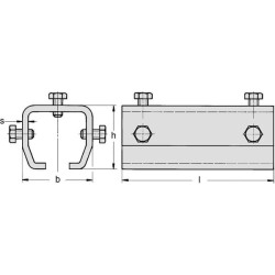 Jungiamoji įvorė S3 60x65x180mm TB335130