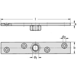 Atraminė plokštė 35 x 40 mm TB336610