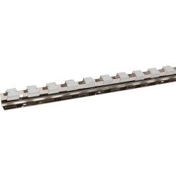 Kabliukų juostelė 150 cm, nerūdijančio plieno VV291159