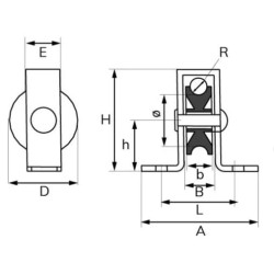 40 mm daugiaratis skriemulys WAE62029102