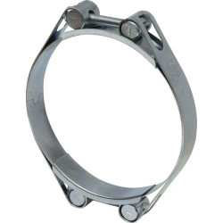 Žarnos spaustukas, 125-135 mm, dvigubas varžtas, dviguba juosta, DIN912, cinkuotas Kramp DBHC125135