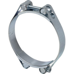 Žarnos spaustukas, 120-130 mm, dvigubas varžtas, dviguba juosta, DIN912, cinkuotas Kramp DBHC120130