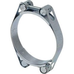 Žarnos spaustukas, 100-110 mm, dvigubas varžtas, dviguba juosta, DIN912, cinkuotas Kramp DBHC100110