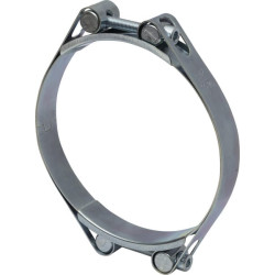 Žarnos spaustukas, 135-145 mm, dvigubas varžtas, dviguba juosta, DIN912, cinkuotas Kramp DBHC135145