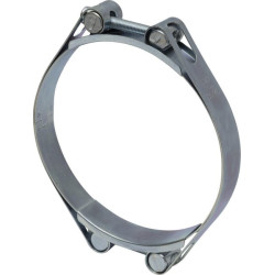 Žarnos spaustukas, 135-145 mm, dvigubas varžtas, dviguba juosta, DIN912, cinkuotas Kramp DBHC135145