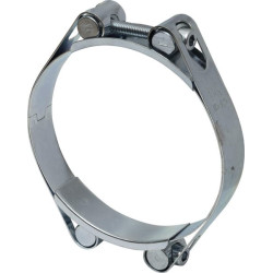 Žarnos spaustukas, 115-125 mm, dvigubas varžtas, dviguba juosta, DIN912, cinkuotas Kramp DBHC115125