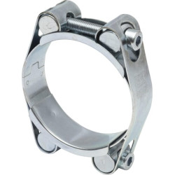 Žarnos spaustukas, 65-75 mm, dvigubas varžtas, dviguba juosta, DIN912, cinkuotas Kramp DBHC6575