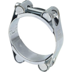 Žarnos spaustukas, 65-75 mm, dvigubas varžtas, dviguba juosta, DIN912, cinkuotas Kramp DBHC6575