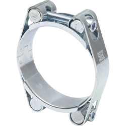 Žarnos spaustukas, 55-65 mm, dvigubas varžtas, dviguba juosta, DIN912, cinkuotas Kramp DBHC5565