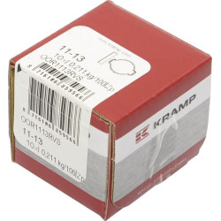 Dvigubas ausų spaustukas iš nerūdijančio plieno, 11–13 mm, OOR1113RVS