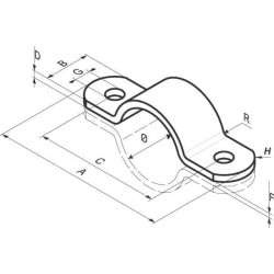 Vamzdžio spaustukas 2" therm.Znpl. 82662L