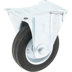 Standus ratukas, guminis ratas: Ø100x30mm, plokštelės tvirtinimas: 100x80mm, apkrova: 70kg, gopart 5181100GP